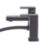 Highlife Bathrooms Fife Matt Black 127mm Deck Mounted Dual Control Manual Shower Mixer Tap