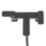 Highlife Bathrooms Fife Matt Black 127mm Deck Mounted Dual Control Manual Shower Mixer Tap