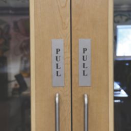 Essentials Pull Sign 50mm x 200mm