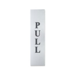 Essentials Pull Sign 50mm x 200mm