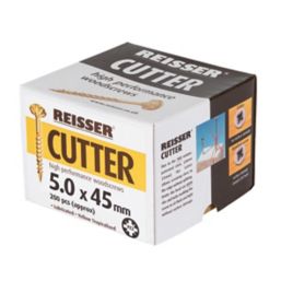 Reisser Cutter PZ Countersunk  High Performance Woodscrews 5mm x 45mm 200 Pack