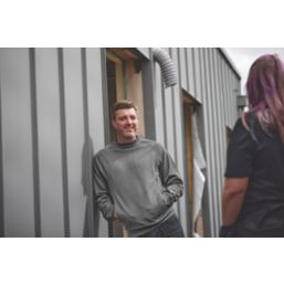 Scruffs  Eco Worker Sweatshirt Graphite X Large 49.5" Chest