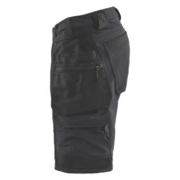 Blaklader  Detachable Holster Pocket Stretch Shorts Black 36" W