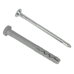 Rawlplug R-FX-C Nylon Hammer-In Fixings 6mm x 40mm 100 Pack