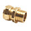 Pegler  Brass Compression Adapting Male Coupler 15mm x 1/2"