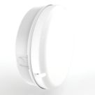 Luceco Mosi Indoor & Outdoor Maintained Emergency Round LED Bulkhead White 12W 1150lm
