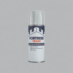 Fortress Trade  400ml Silver Matt Zinc Galvanising Metal Spray Paint