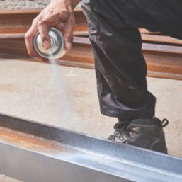 Fortress Trade  400ml Silver Matt Zinc Galvanising Metal Spray Paint