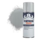 Fortress Trade  400ml Silver Matt Zinc Galvanising Metal Spray Paint