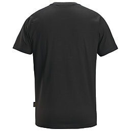 Snickers 2590 Logo Short Sleeve T-Shirt Black Medium 39" Chest