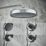 Mira Platinum Gravity-Pumped Rear-Fed Black/Chrome Thermostatic Wireless Dual Outlet Digital Mixer Shower