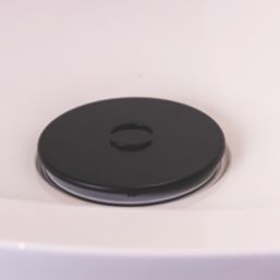 Top-Fix  Shower Waste Matt Black 90mm