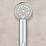 Aqualisa Smart Link HP/Combi Rear-Fed Chrome Thermostatic Single Outlet Concealed Smart Shower with Adjustable Head