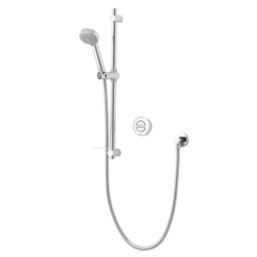 Aqualisa Smart Link HP/Combi Rear-Fed Chrome Thermostatic Single Outlet Concealed Smart Shower with Adjustable Head