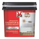 V33 750ml Soft Grey Satin Heat Resistant Radiator & Appliance Paint