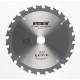 Erbauer  Wood Saw Blades 165mm x 20mm 24/40T 3 Pieces