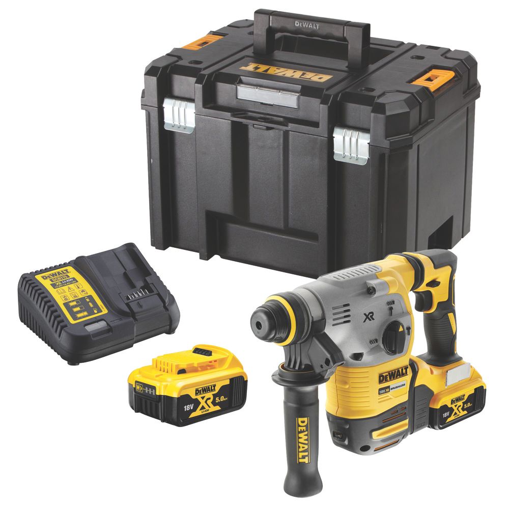 DeWalt DCH323NT-XJ 3.6kg 54V Li-Ion XR FlexVolt Brushless Cordless SDS+  Drill - Bare - Screwfix