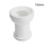 Flomasta  Rigid Straight Pan Connector White 147mm