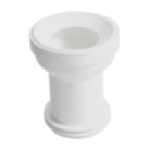 Flomasta  Rigid Straight Pan Connector White 147mm