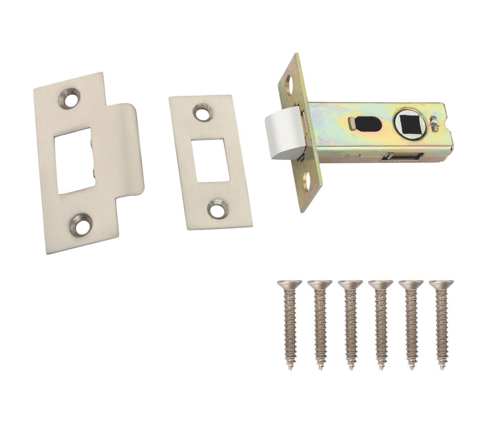 Smith & Locke Satin Nickel Tubular Mortice Latch 64mm Case - 45mm ...