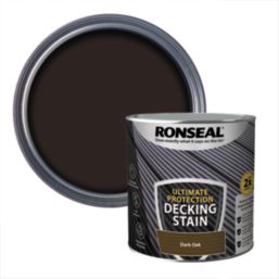 Ronseal Ultimate Protection 2.5Ltr Dark Oak Anti Slip Decking Stain