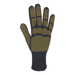 Site SWG223 Micro Dot Gloves Black / Yellow Large
