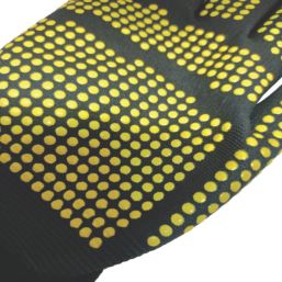 Site SWG223 Micro Dot Gloves Black / Yellow Large