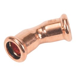 Flomasta  Copper Press-Fit Equal 45° M-Profile Elbows 15mm 10 Pack