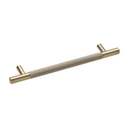 Elite Knobs & Handles Kensington Knurled T Bar Handle Antique Brass 213mm