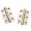 Smith & Locke Satin Nickel  Ball Bearing Hinges 76mm x 50.8mm 2 Pack