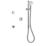 Mira Mode Dual Gravity-Pumped Rear-Fed Chrome Thermostatic Digital Bath/Shower Mixer