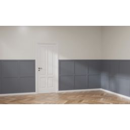 MDF Shaker Wall Panelling 63mm x 9mm x 1200mm 6 Pack