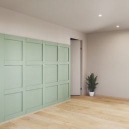 MDF Shaker Wall Panelling 63mm x 9mm x 1200mm 6 Pack