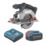 Erbauer ERI1085CSW 165mm 18V 1 x 4.0Ah Li-Ion EXT Brushless Cordless Circular Saw