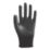 Site SWG420 PU Palm Gloves Black X Large