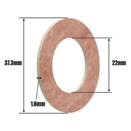 Arctic Hayes Fibre Pillar Tap Washers 1/2" 2 Pack