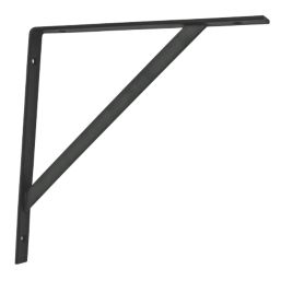 Heavy Duty Brackets Black 300mm x 300mm 2 Pack
