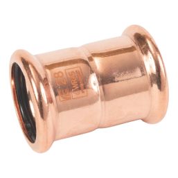 Flomasta  Copper Press-Fit Equal M-Profile Straight Couplers 28mm 2 Pack