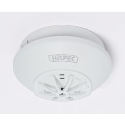 Hispec HSSA/HCO/FF10  Mains Interlinked Fast Fix Interlinked Multi Sensor Heat & Carbon Monoxide Alarm