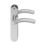 Cooke & Lewis Bourne Fire Rated Latch Lever on Backplate Handle Pair Polished Chrome