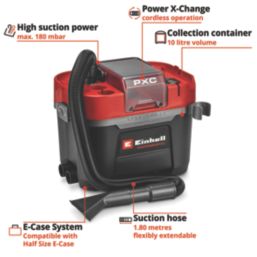 Einhell Professional TP-VC 18/10 Li BL L 18V Li-Ion Power X-Change Brushless Cordless L Class Wet & Dry Vacuum Cleaner - Bare