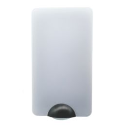 Brackenheath iSpot Frameless Outdoor Slimline LED Bulkhead Light With PIR & Photocell Sensor Black 9W 1150lm