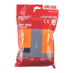 Milwaukee  Hi-Vis Vest Orange 2X Large / 3X Large 46" Chest