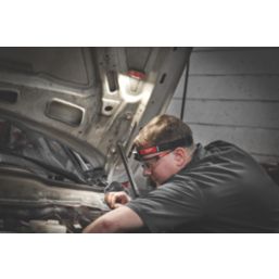 Milwaukee IRHL450 Rechargeable LED USB Headlamp Black/Red 450lm