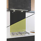 AluSplash  Black / Olive Green Splashback 600 x 800 x 4mm