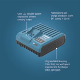 Erbauer  18V Li-Ion EXT Fast Charger