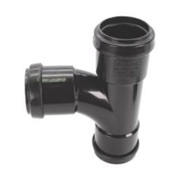 FloPlast Push-Fit Equal Tee Black  32mm
