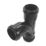 FloPlast Push-Fit Equal Tee Black  32mm