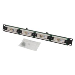 Labgear Cat 5e 1U 24 Port RJ45 Patch Panel UTP 1.96"