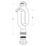 Viva Fixed 32mm Basin 1¼" Straight Through Trap